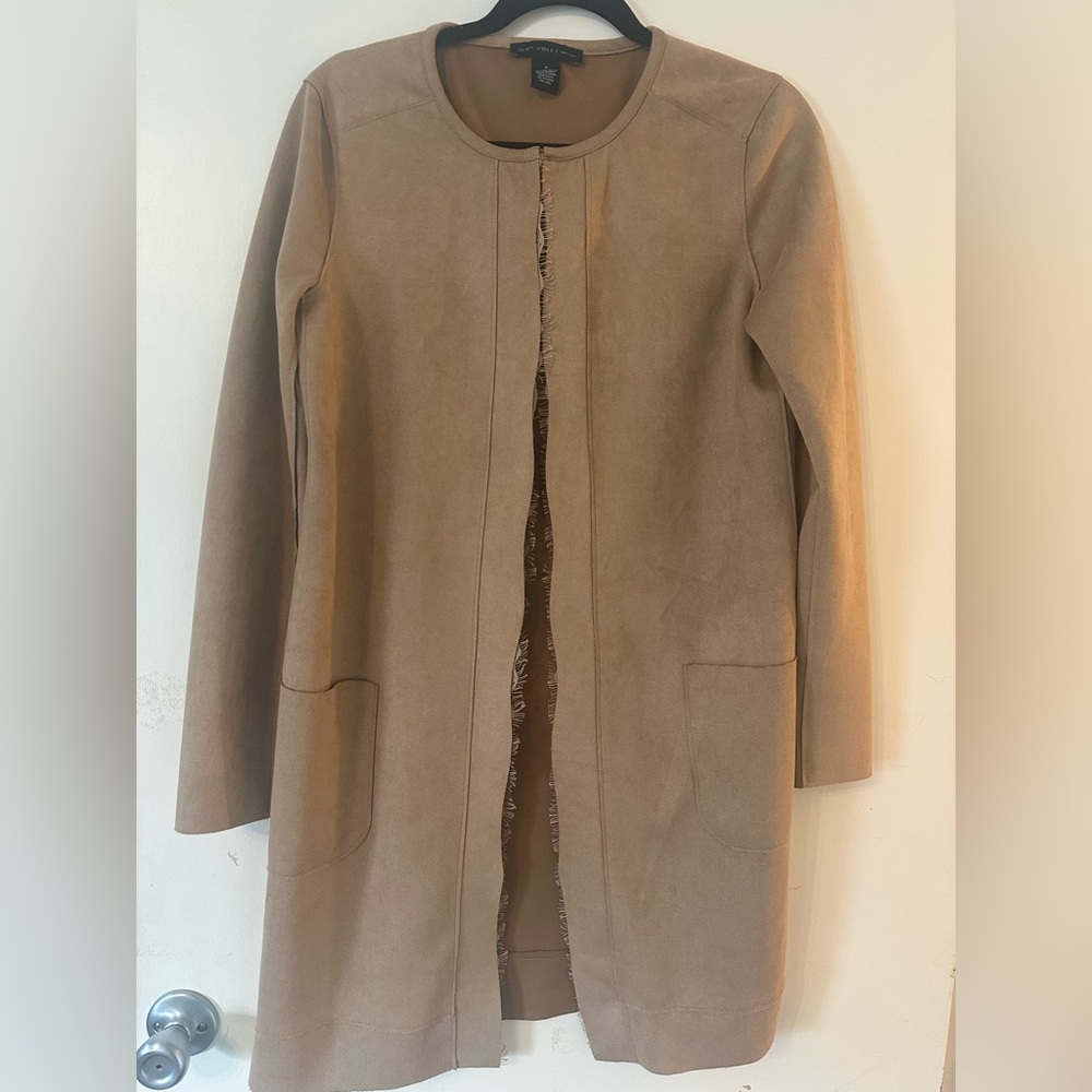 Faux Suede lightweight Jacket